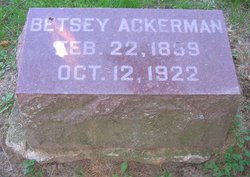 Betsey <I>Bromley</I> Ackerman 