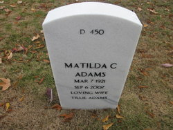 Matilda “Tillie” <I>Craver</I> Adams 