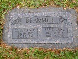 Effie Jane <I>Sites</I> Brammer 
