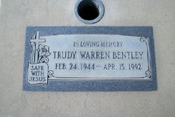 Gertrude Delores “Trudy” <I>Warren</I> Bentley 