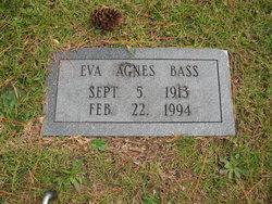 Eva Agnes <I>Pridgen</I> Bass 