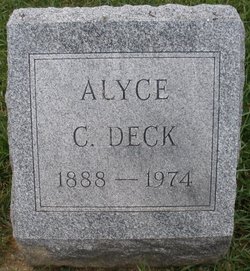 Alyce C <I>Houser</I> Deck 