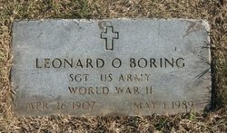 SGT Leonard O. Boring 