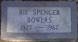 Rie Constance <I>Spencer</I> Bowers 