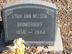 Lydia Ann <I>Nelson</I> Brinkerhoff 