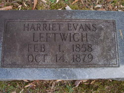 Harriet Catherine “Cassie” <I>Evans</I> Leftwich 
