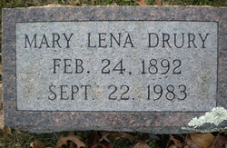 Mary Lena Drury 