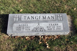 Agnes H. <I>Wessel</I> Tangeman 