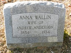 Anna <I>Wallin</I> Anderson 