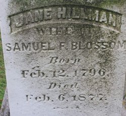 Jane <I>Hillman</I> Blossom 