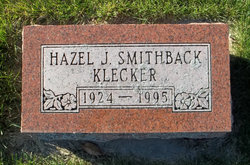 Hazel Jeanette <I>Nelson</I> Smithback Klecker 
