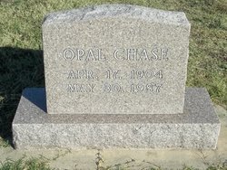 Opal Tessie <I>Tisdale</I> Chase 