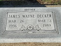 James Wayne Decker 