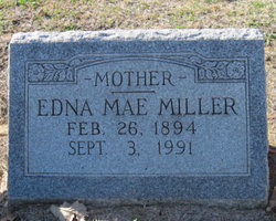 Edna Mae <I>Gibson</I> Miller 