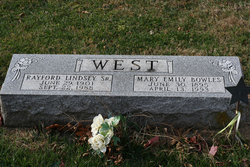 Mary Emily <I>Bowles</I> West 