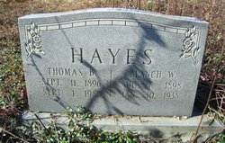Blanch Isabelle <I>Williams</I> Hayes 