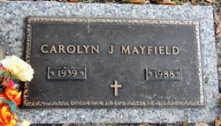 Carolyn Jeanette <I>Dixon</I> Mayfield 