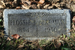 Flossie B <I>Stephens</I> Bergman 