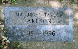 Marjorie Eileen <I>Taylor</I> Akeson 