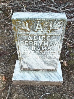 Alice <I>Perryman</I> Adams 