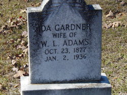 Ida <I>Gardner</I> Adams 