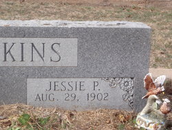 Jessie Pearl <I>Williams</I> Hopkins 