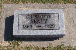 Charlotte “Lottie” <I>Arnold</I> Abney 