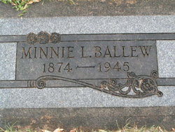 Minnie Lee <I>Belt</I> Ballew 