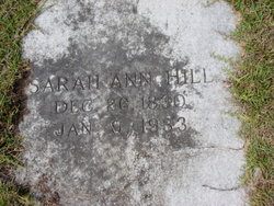 Sarah Ann <I>Deal</I> Hill 