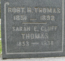 Sarah Ellen <I>Cluff</I> Thomas 