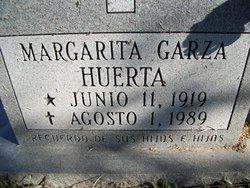 Margarita <I>Garza</I> Huerta 