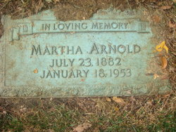 Martha <I>Waterman</I> Arnold 