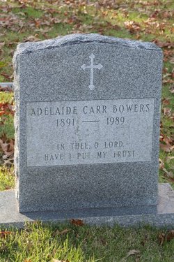 Adelaide <I>Carr</I> Bowers 