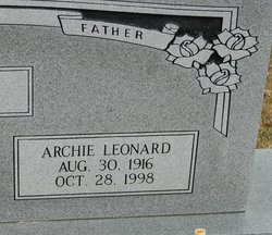 Archie Leonard Self 