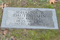 Johanna <I>Klittich</I> Dautenhahn 