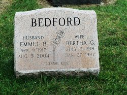 Bertha Gertrude <I>Berger</I> Bedford 
