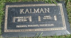 Dr Katharine <I>Walter</I> Kalman 