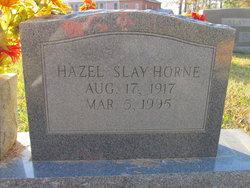 Hazel <I>Slay</I> Horne 