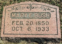 Mary Elizabeth “Mollie” <I>Gentry</I> Bush 