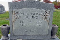 Willie D. <I>Ingram</I> Boring 