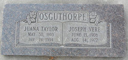 Juana <I>Taylor</I> Osguthorpe 