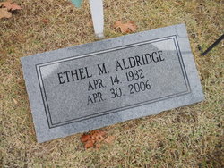 Ethel Mae <I>Ohmann</I> Aldridge 