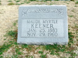 Maude Myrtle <I>Mabra</I> Keener 