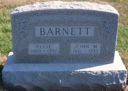 Allie <I>McKee</I> Barnett 