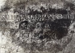 Sallie <I>Alderman</I> Smith 