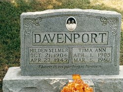 Tima Ann “Timmie” <I>Davenport</I> Davenport 