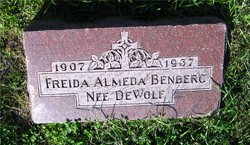Frieda Almeda <I>DeWolf</I> Benberg 