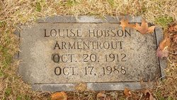 Louise <I>Hobson</I> Armentrout 