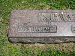 Bertha Jane <I>Boggs</I> Stewart 