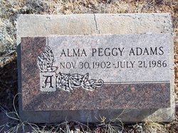 Alma Peggy Adams 